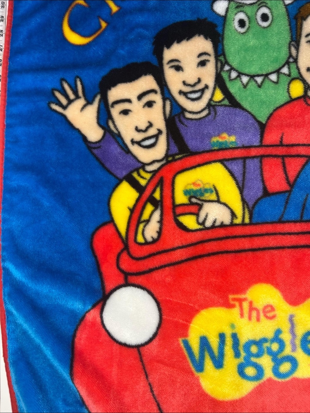 The Wiggles Big Red Car Plush Blanket 2004 Toot Toot Chugga 30 X 45  Vintage - Picture 7 of 7